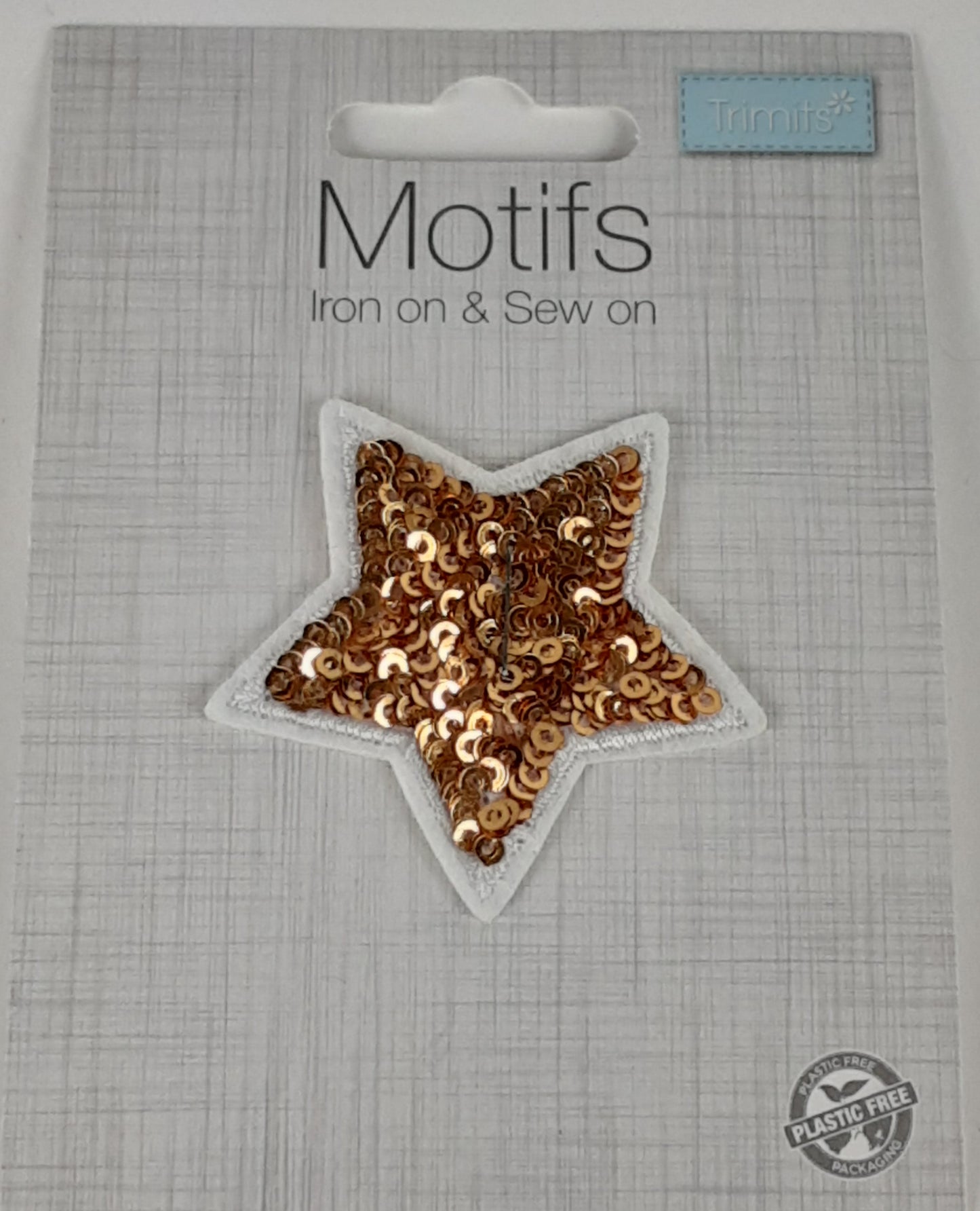 Iron or sew on Motifs- Sequin Stars