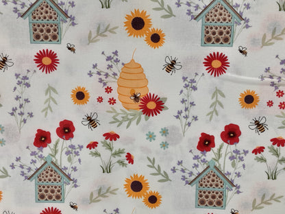 In The Garden – Cotton Prints- Bee House