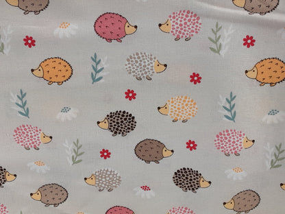 In The Garden – Cotton Prints- Hedgehogs