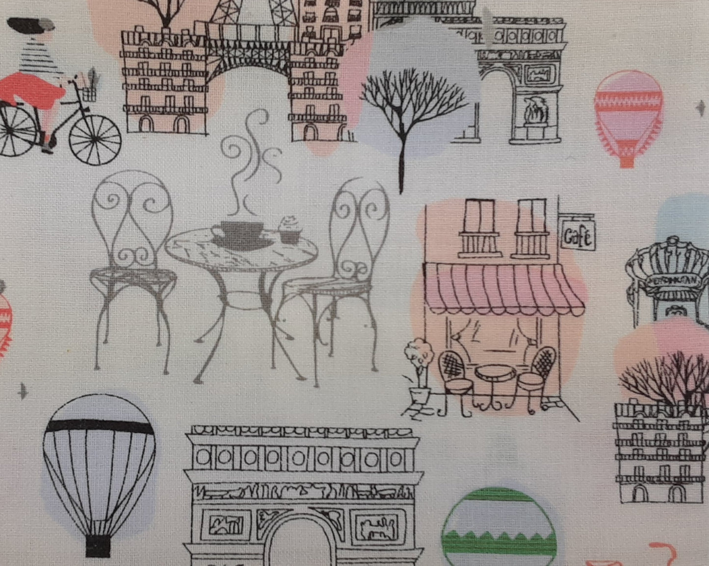 Sketches of Paris- Fat Quarter