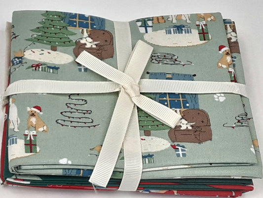 Doggie Christmas Multi – Fat Quarters