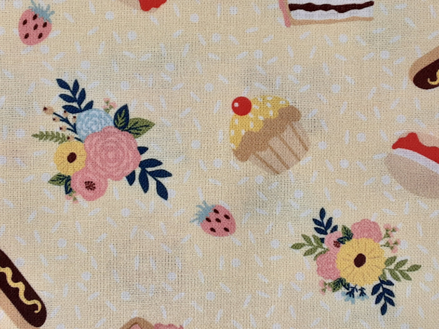 Tea Party Fat Quarter 5 Pieces.