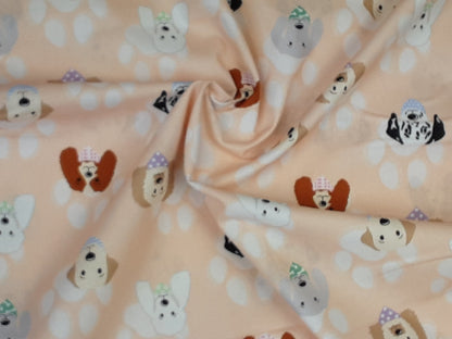 Dog In Neckerchiefs - Cotton Prints