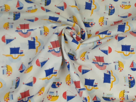 Nautical Boats – Cotton Prints