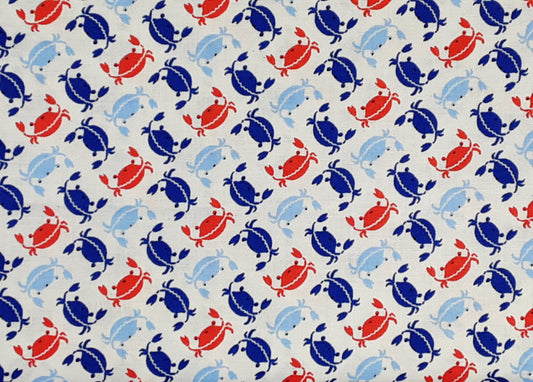 Nautical Crabs - Cotton Prints