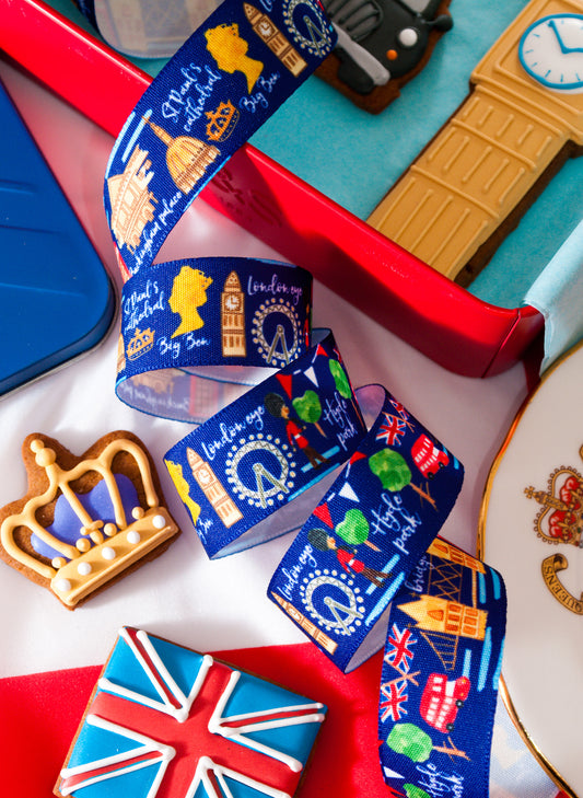 London Town Ribbon : 25 mm