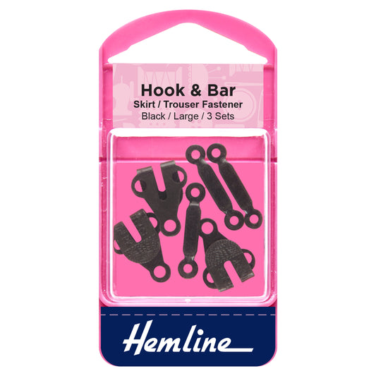 Hook and Bar Black - Large