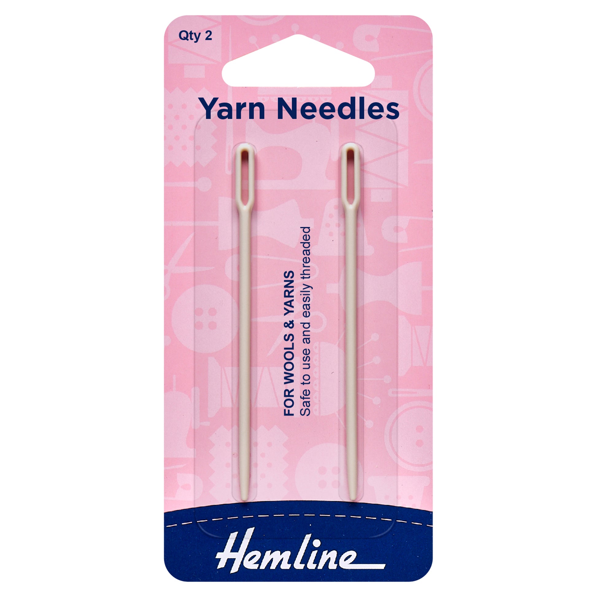 Wool & Yarn Needles,Plastic: 2pcs