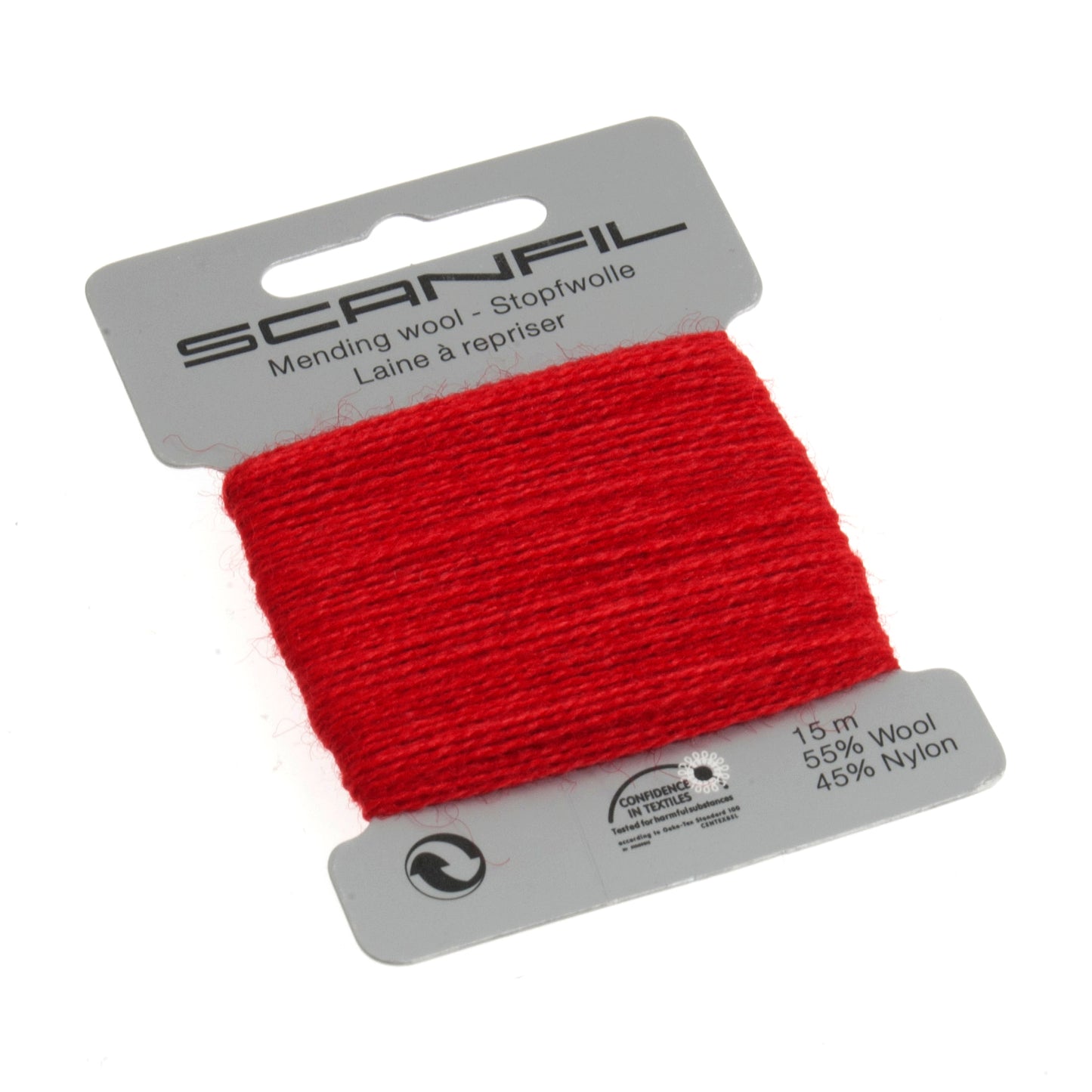 Mending Wool 15m: Red
