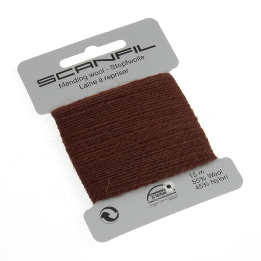 Mending Wool 15m: Brown