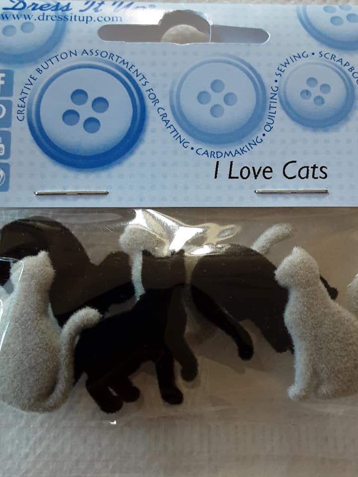 Creative Buttons/ I love Cats