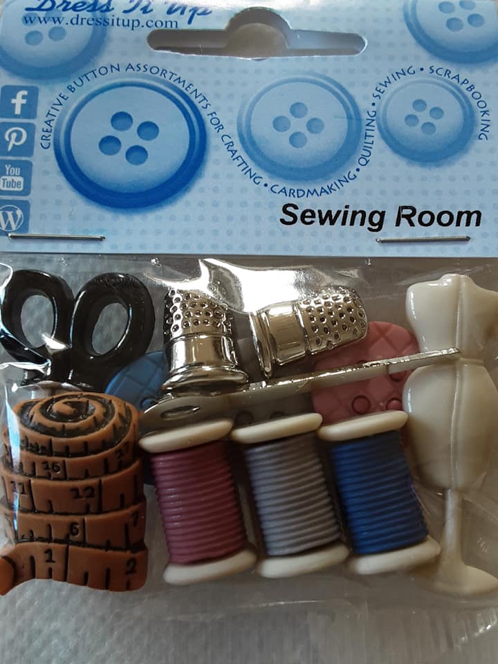 Craft Buttons/ Sewing Room