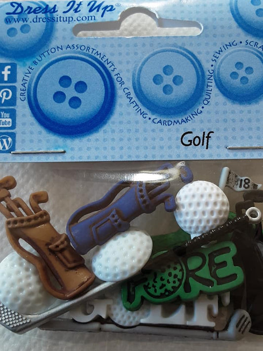 Craft Buttons/ Golf