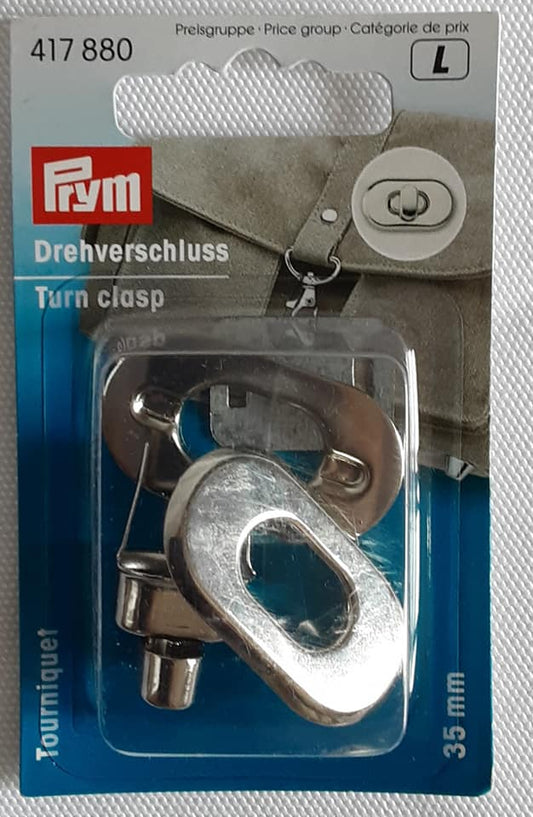 35x20mm silver turn clasps for bags