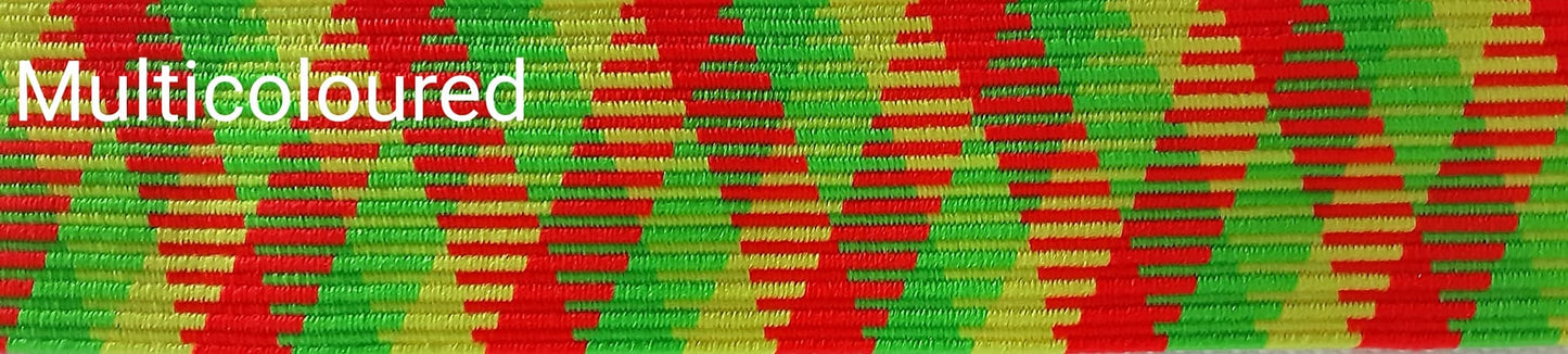 25mm Fluorescent Flat Elastic