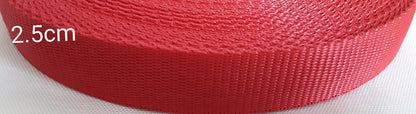 Pweb polyester webbing 2.5cm
