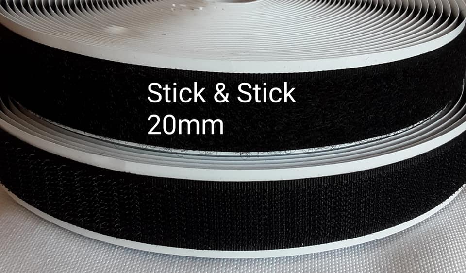 Stick & Stick Hook and Loop Tape