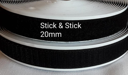 Stick & Stick Hook and Loop Tape