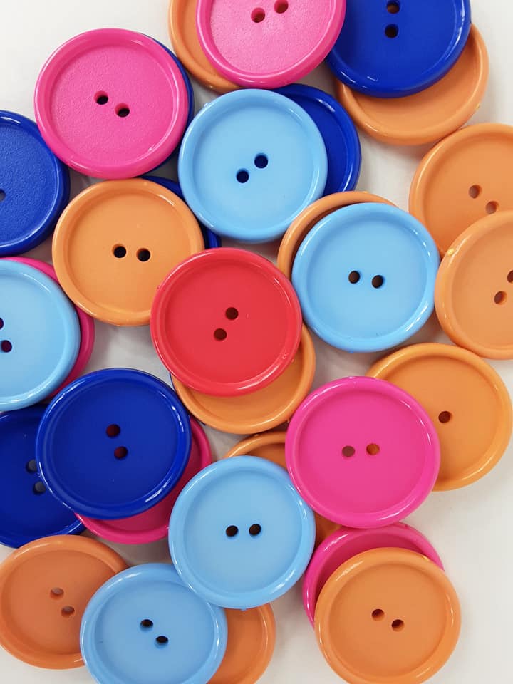 25mm 2 hole button