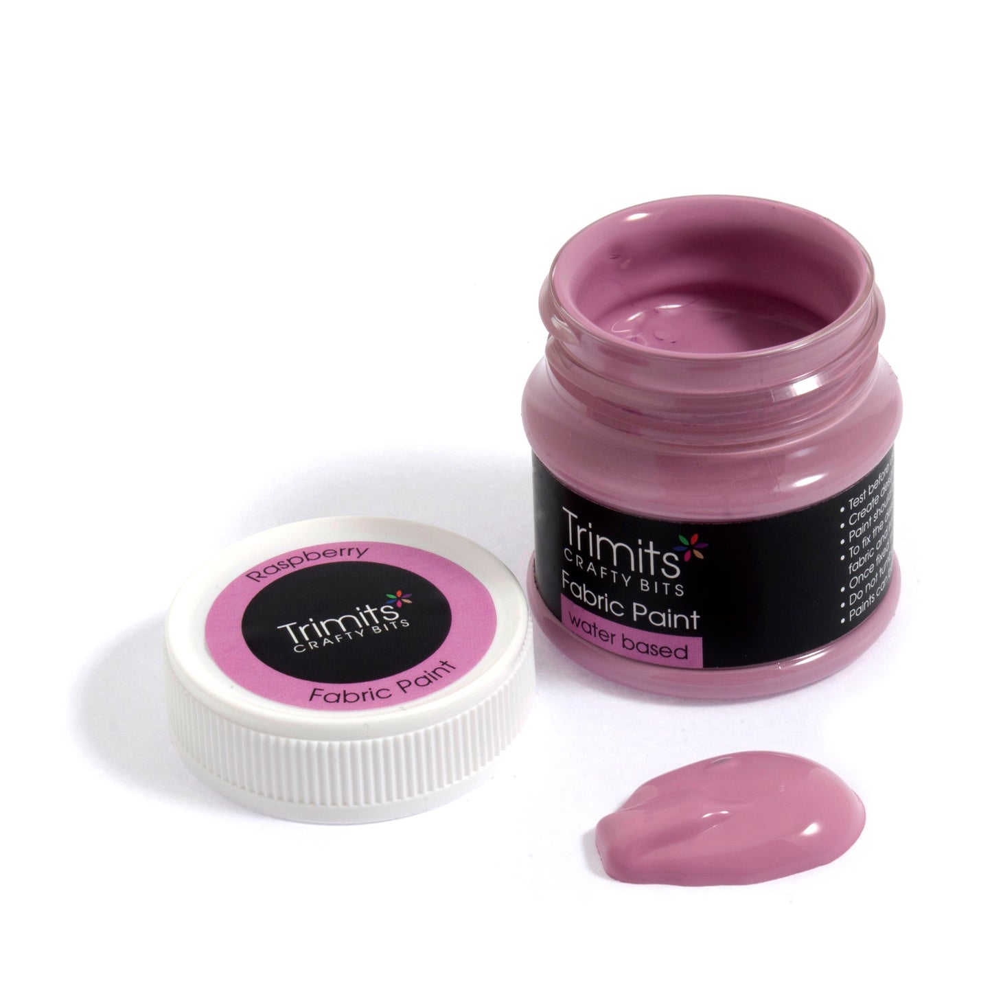 Fabric Paint Pot 50ml - Raspberry