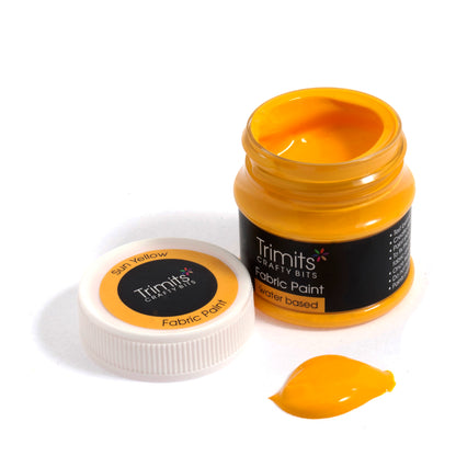 Fabric Paint Pot 50ml - Sun Yellow