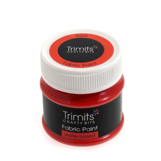 Fabric Paint Pot 50ml - Red