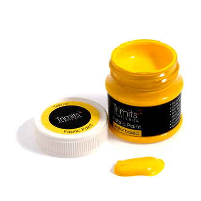 Fabric Paint Pot 50ml - Yellow