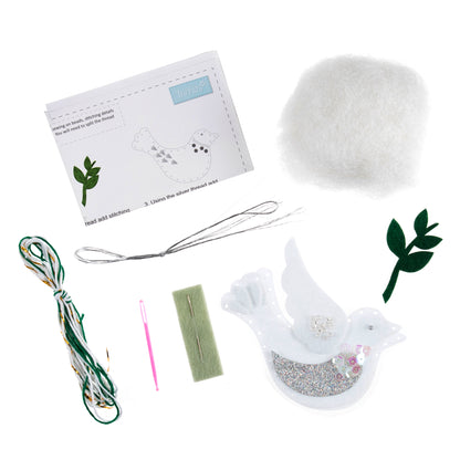 Felt Decoration Kit: Christmas: Dove