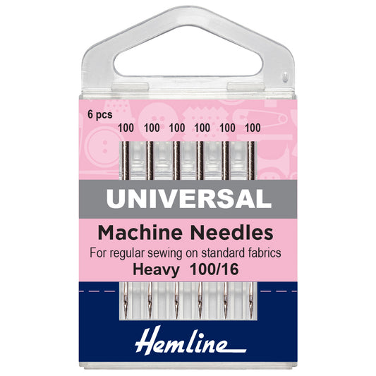 Sewing Machine Needles: Universal: Heavy 100/16