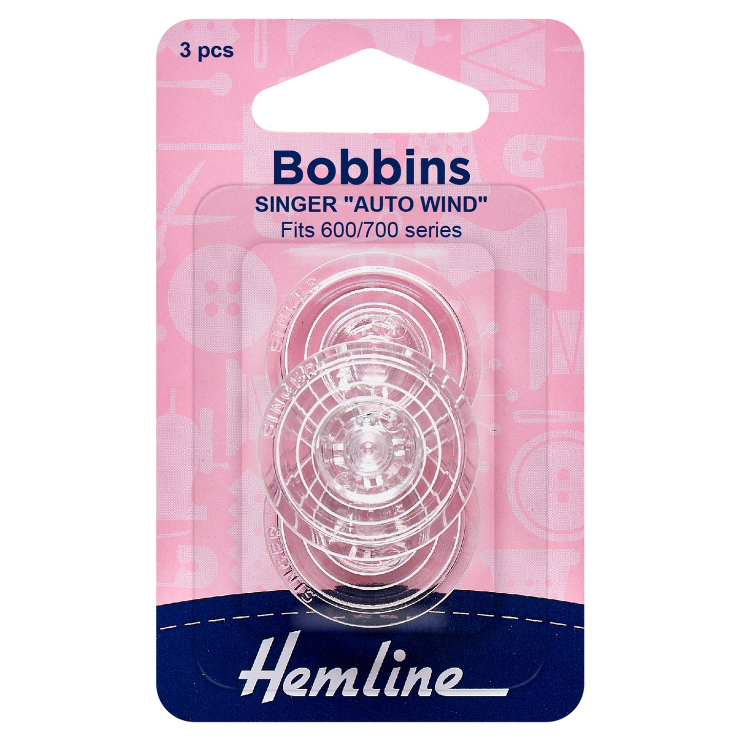 Plastic Bobbin: Singer 600-700 Series