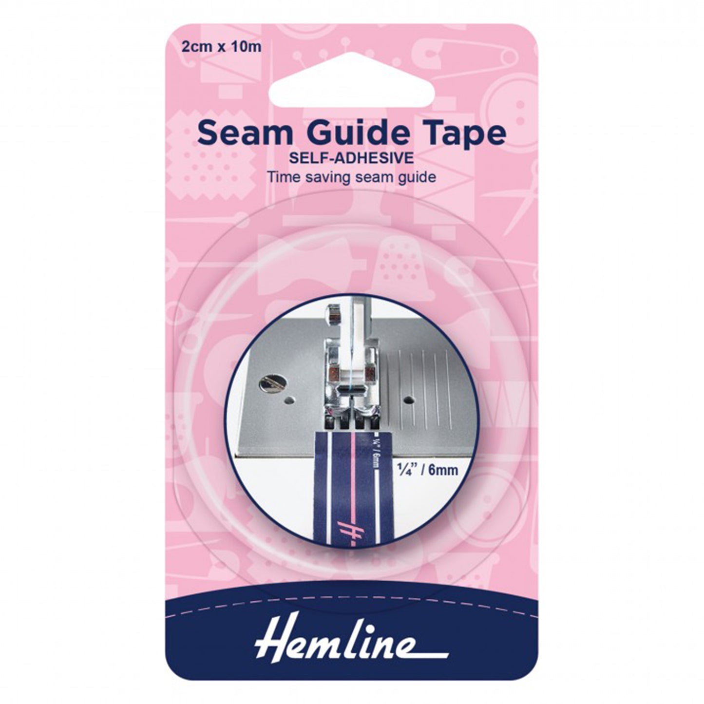 Seam Guide Tape: 10m x 2cm