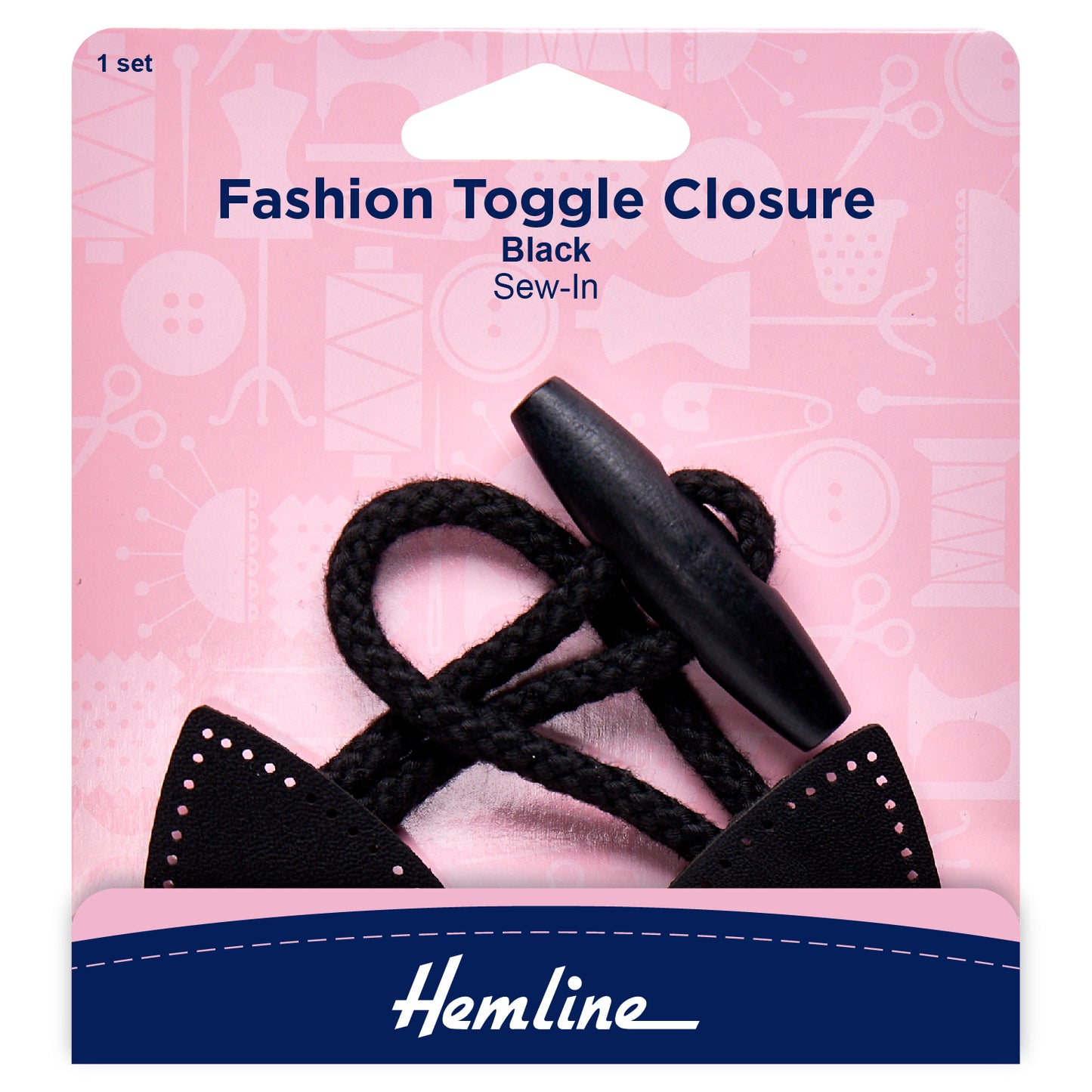 Toggle Closure: Fashion: 1 Set: Black