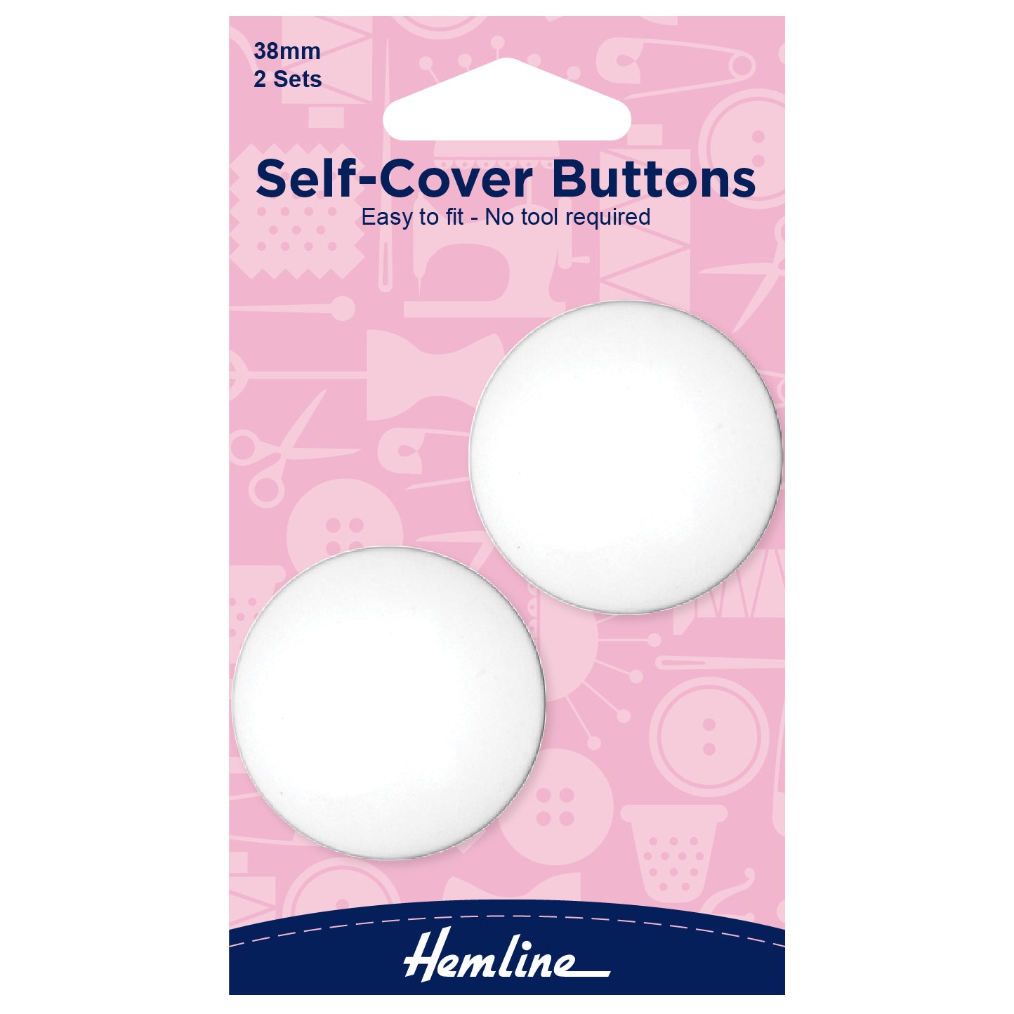 Buttons: Self-Cover: Nylon: 38mm