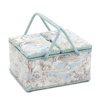 Sewing Box: Twin Lid: Bowfield Porcelain