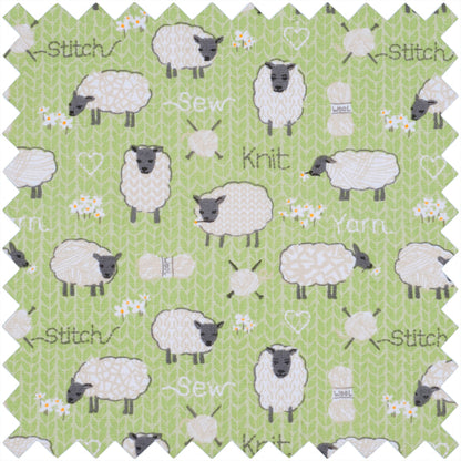 Sewing Machine Bag: Matt PVC: Sheep
