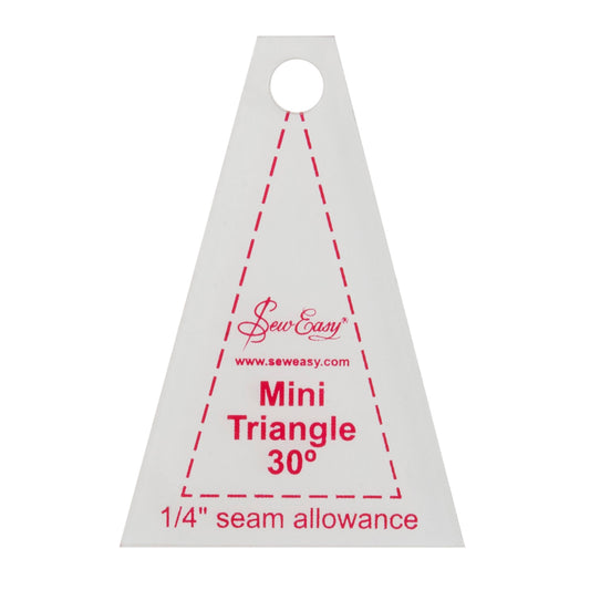 Template: Mini: 30° Triangle: 2.5 x 1.7in
