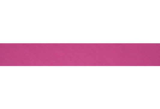 Trim: Bias Binding: Polycotton: 2.5m x 25mm: Dark Rose