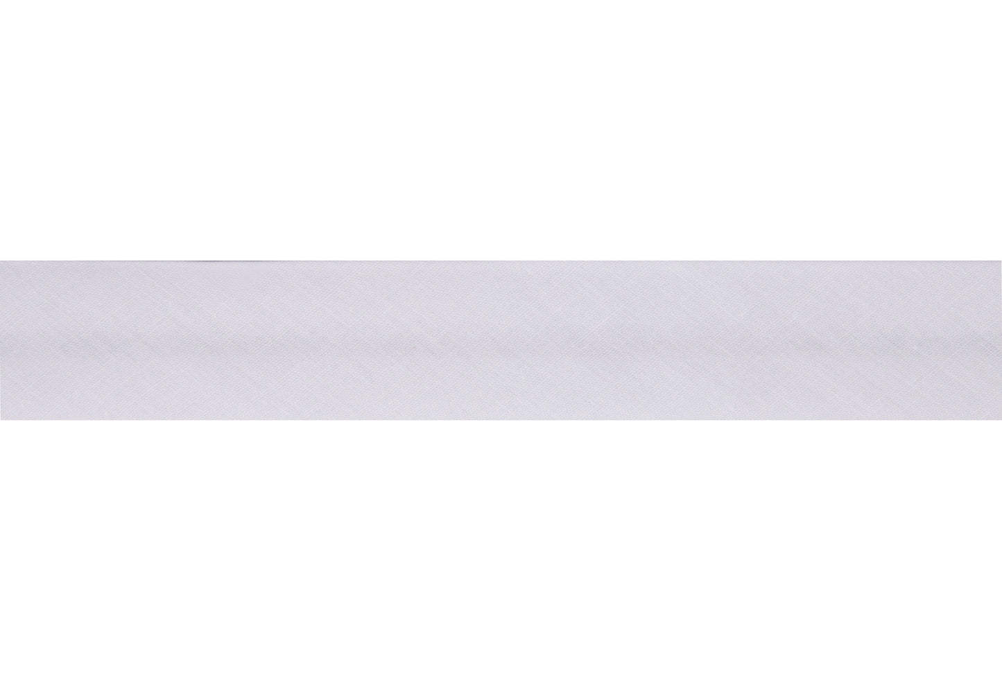 Trim: Bias Binding: Polycotton: 2.5m x 50mm: White