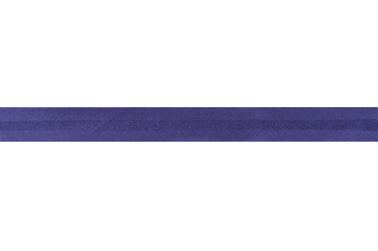 Trim: Bias Binding: Satin: 2m x 15mm: Purple