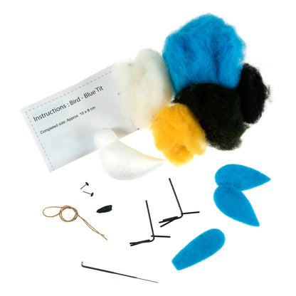 Needle Felting Kit: Blue Tit