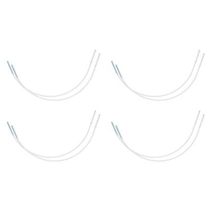 Bra Wires: 4 Pairs: 24cm: White