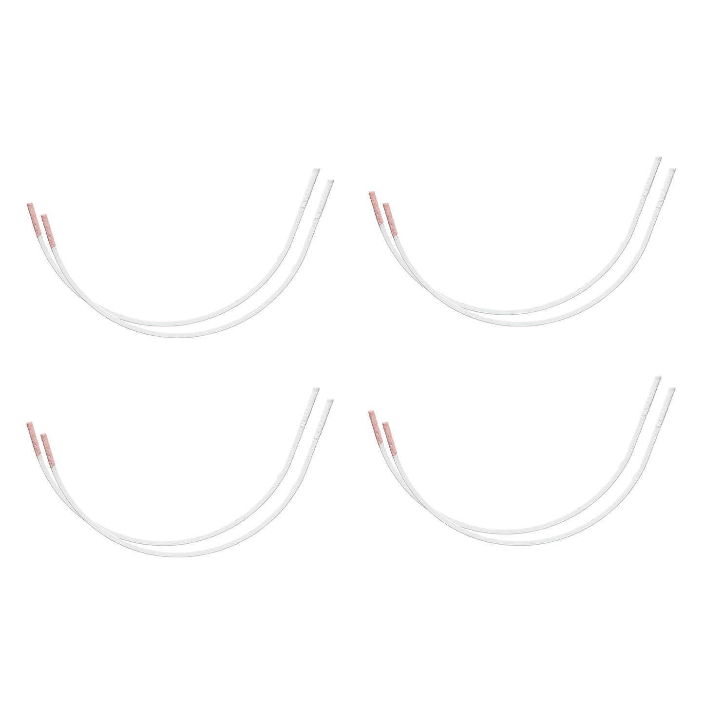 Bra Wires: 4 Pairs: 19.5cm: White
